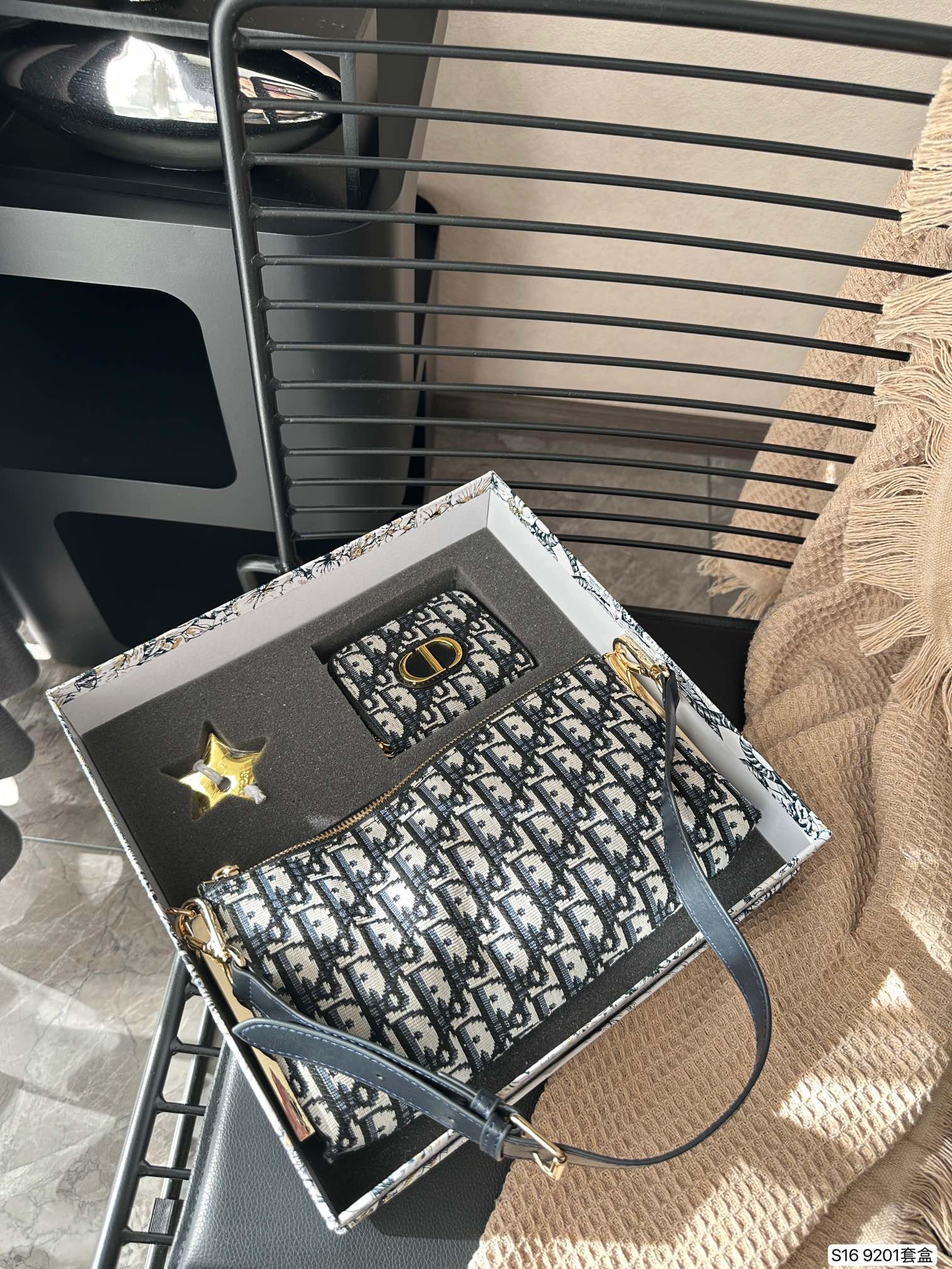 D Style Armpit Bag➕Wallet➕Star Pendant Set