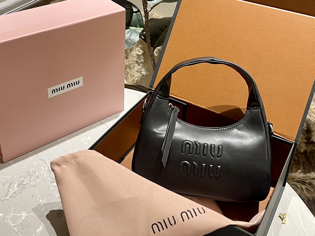 M Style Embossed Handbag Hobo Underarm Bag