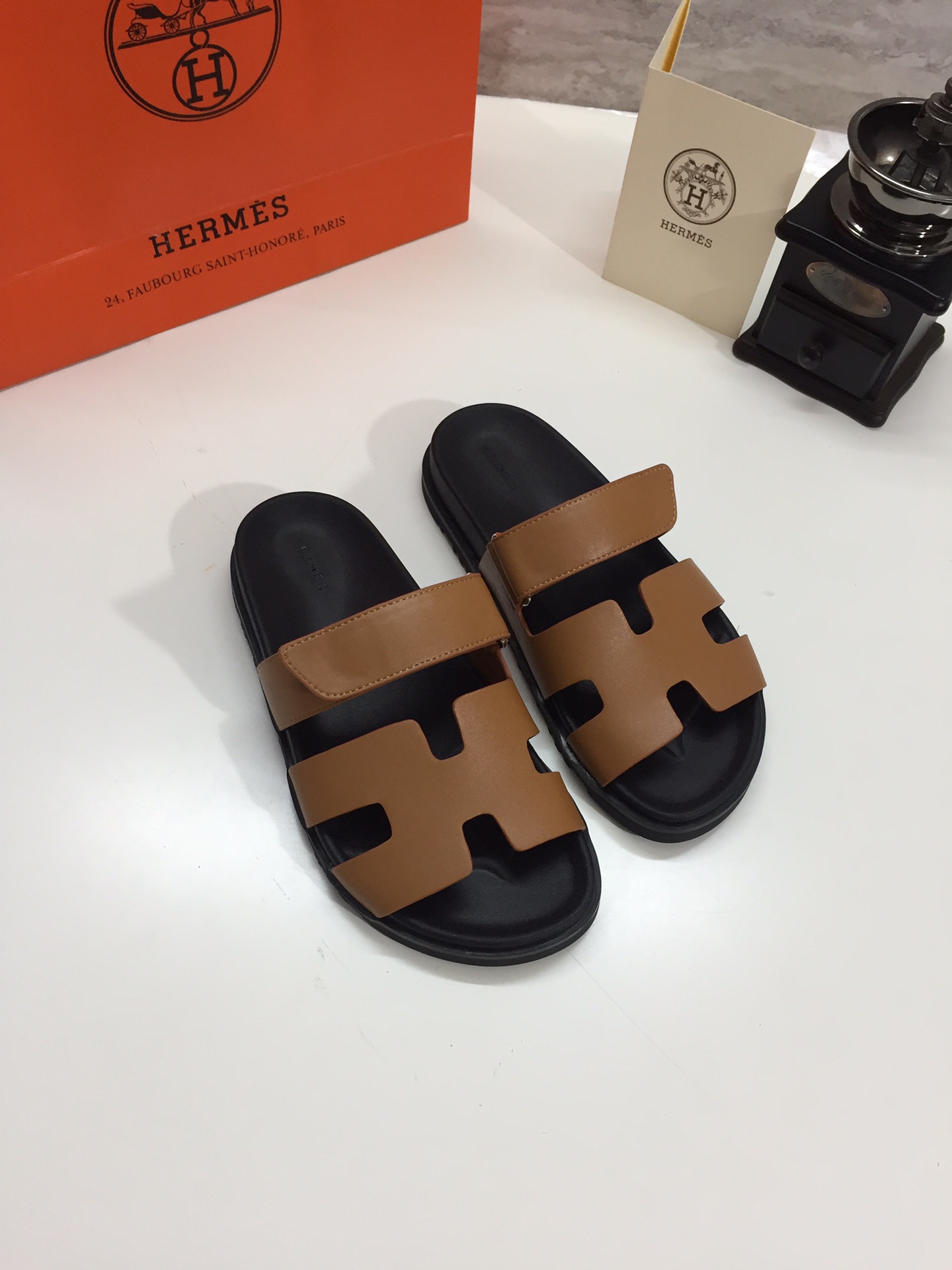 Hermes H Slipper Velcro