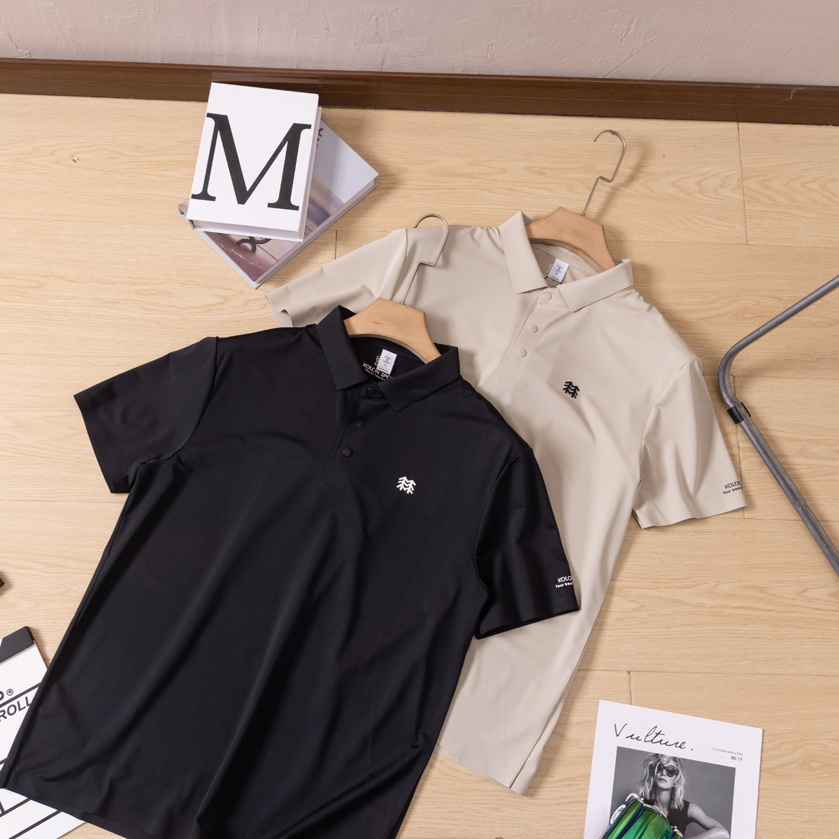 K style POLO shirt seamless T-shirt