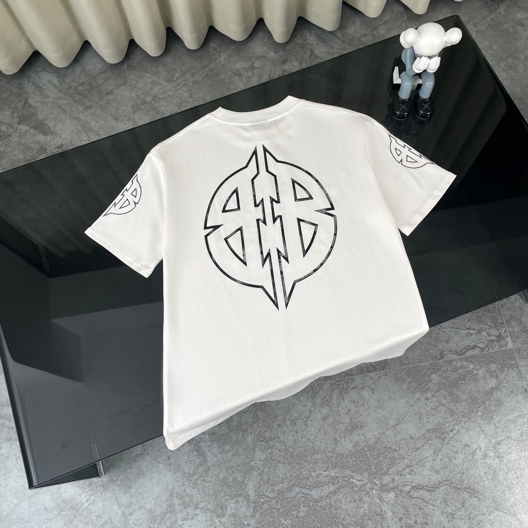 B style Printed logo short sleeves