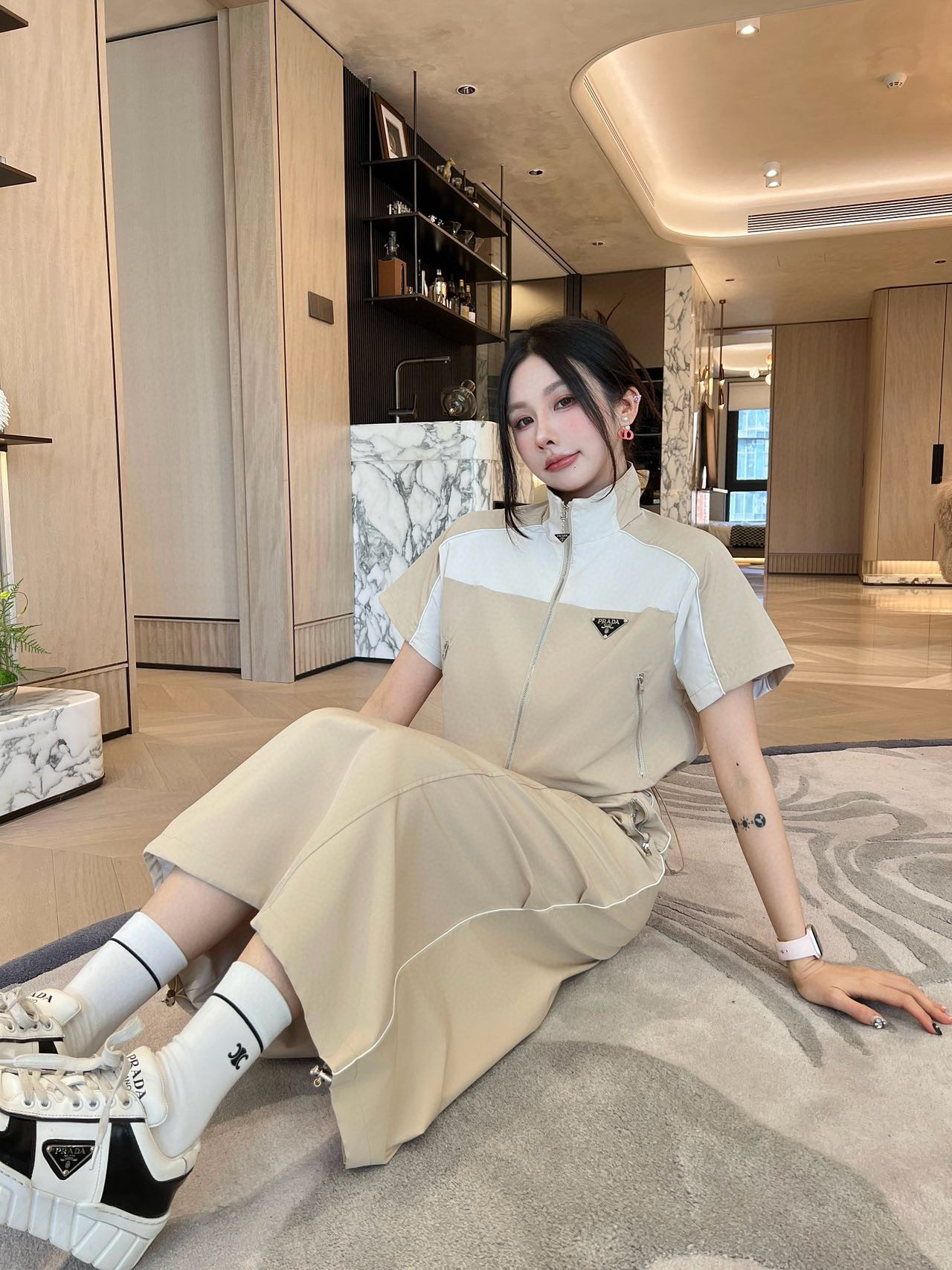 P style Short sleeve dress