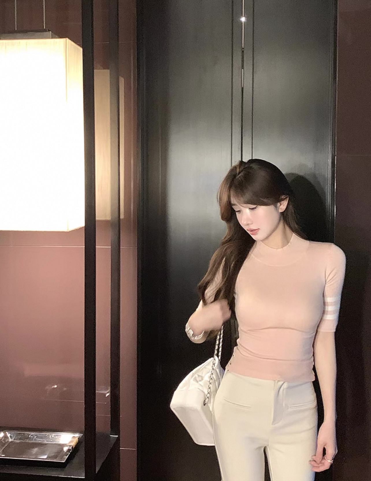 T style Knitted short sleeves