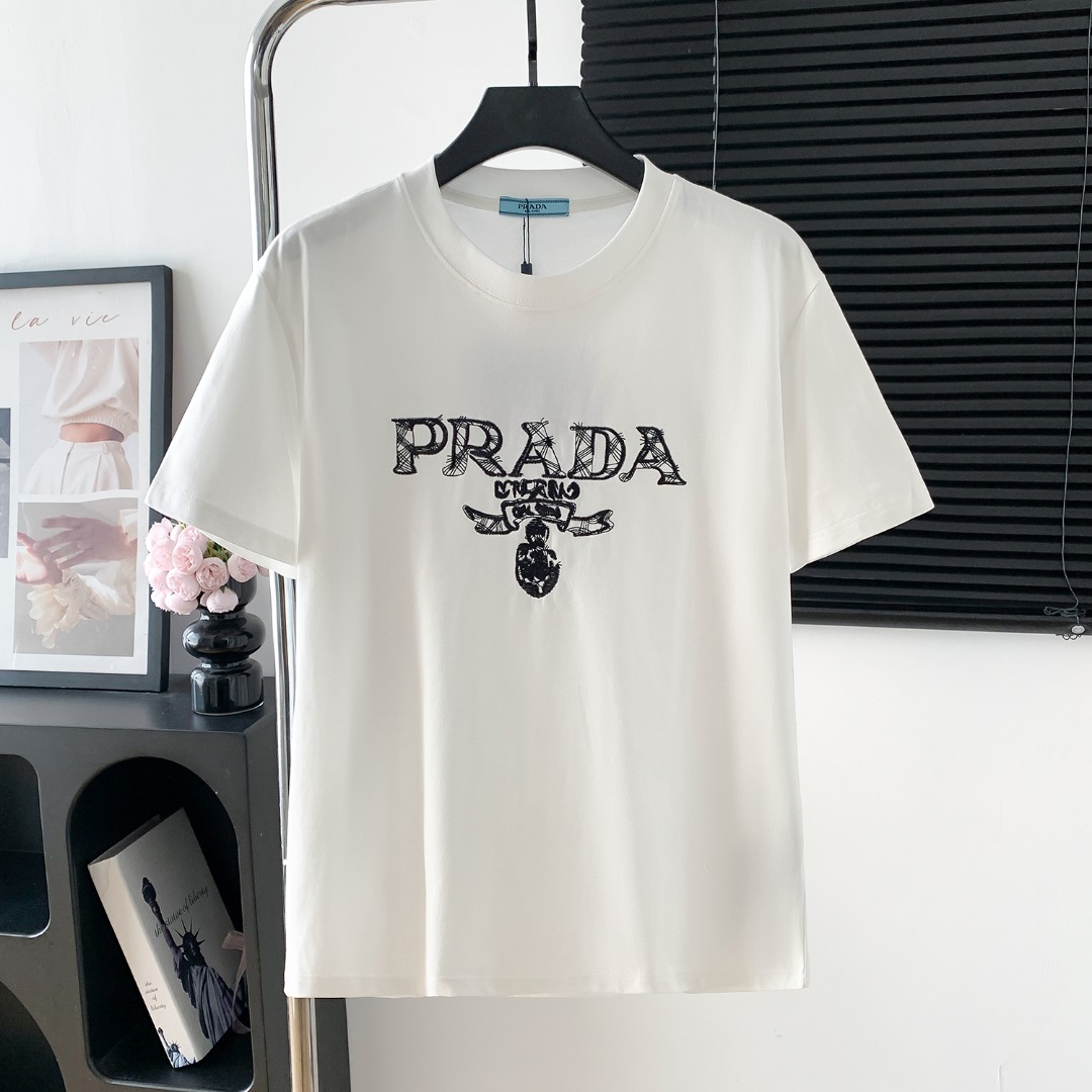 P style Embroidered short sleeves