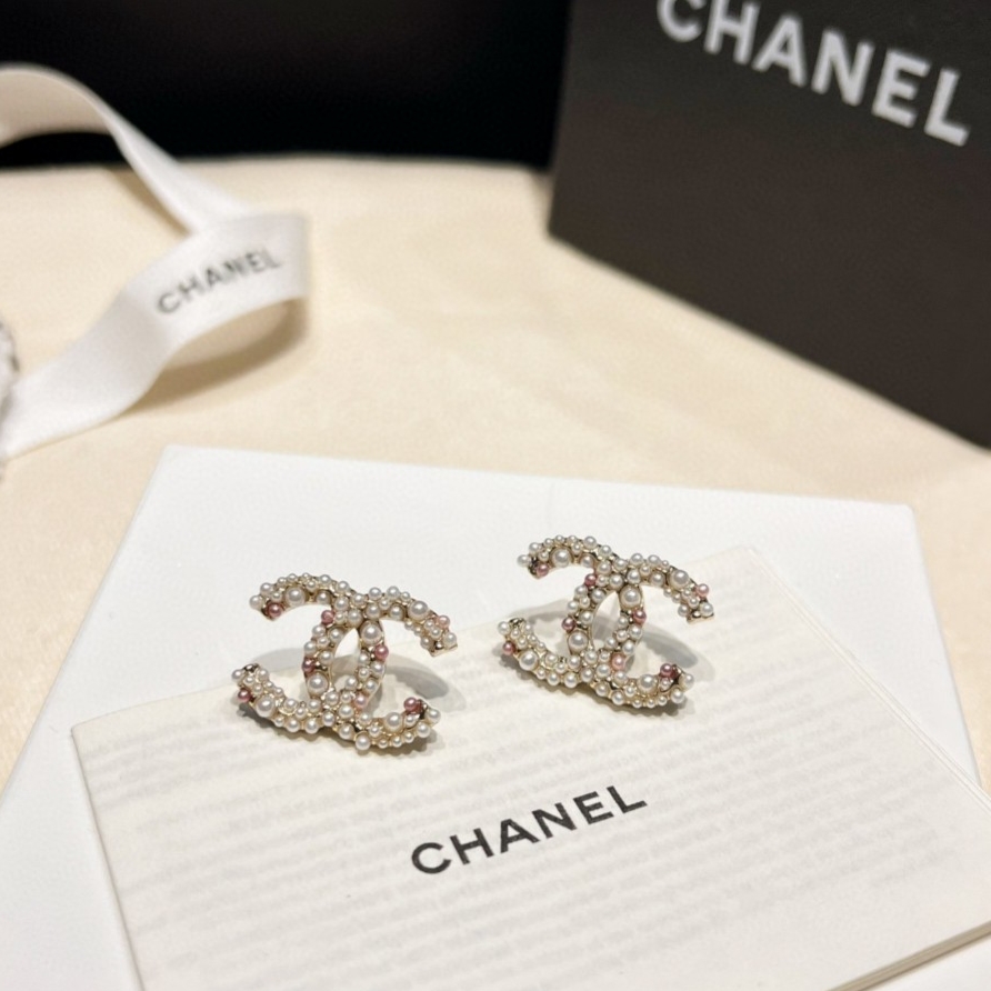 C style Letter Stud Earrings