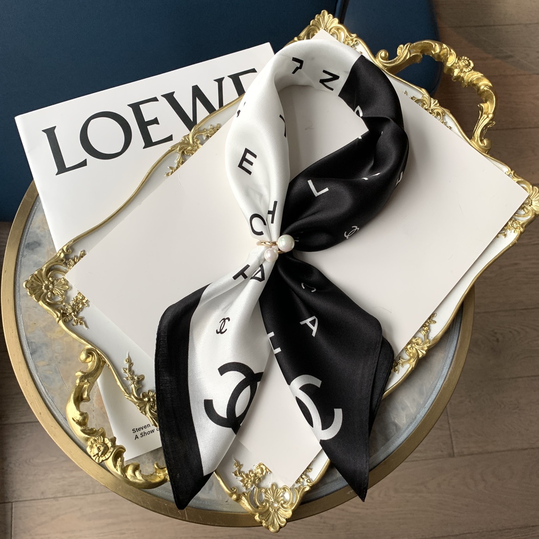 C style Silk square scarf