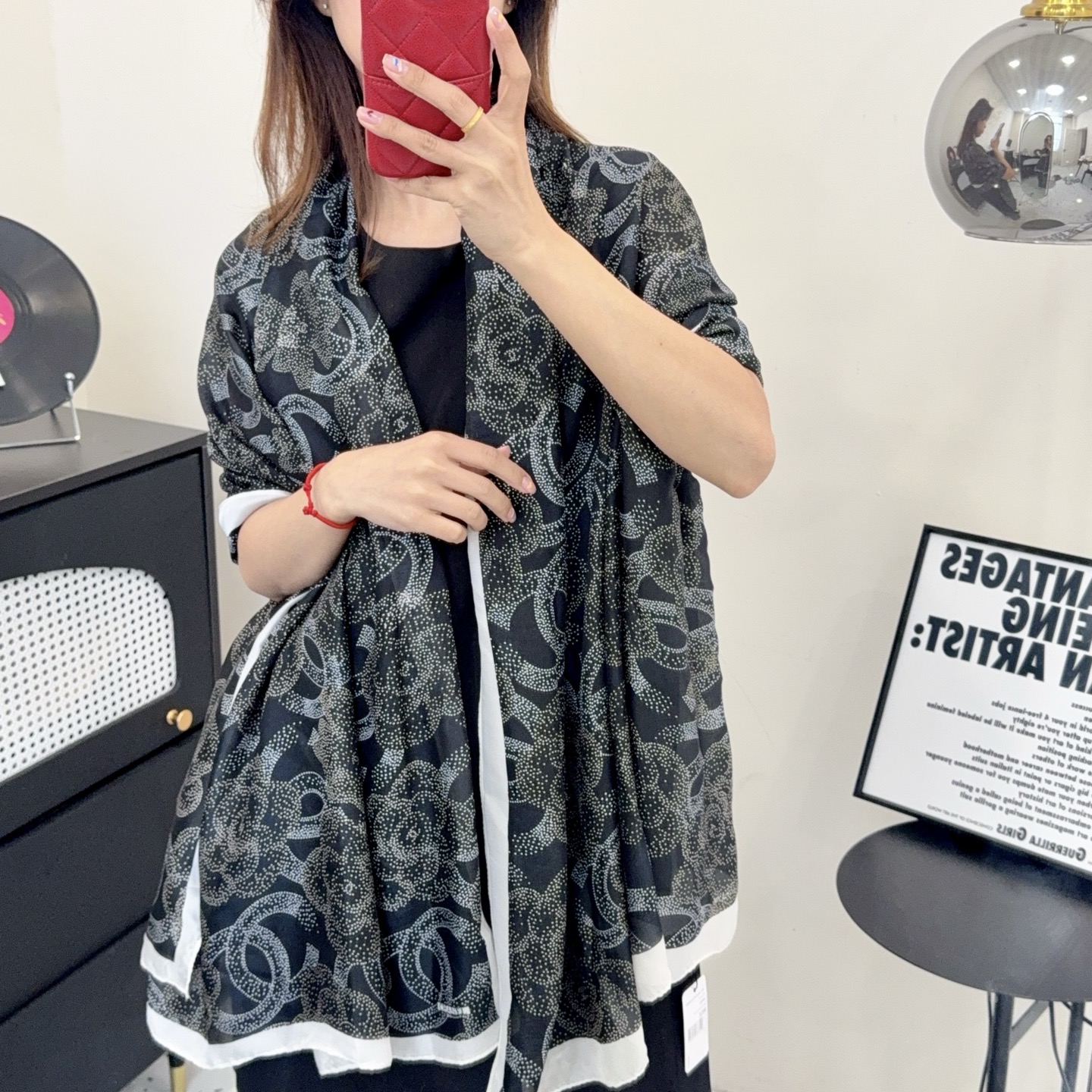 C style New exquisite silk satin long scarf
