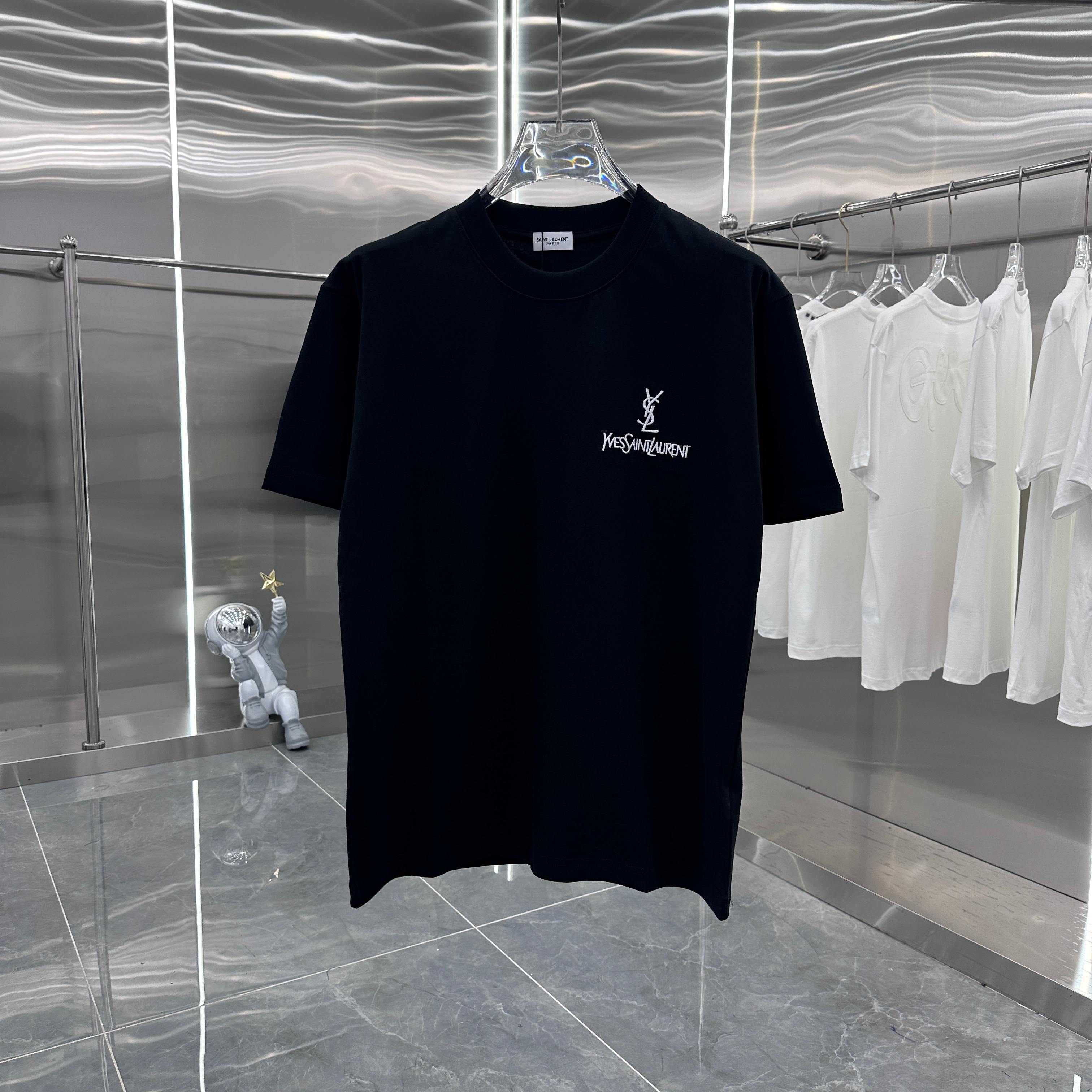 Y style Chest embroidered short sleeves