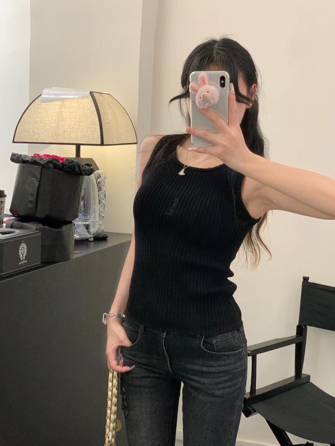 Y style Embroidered vest