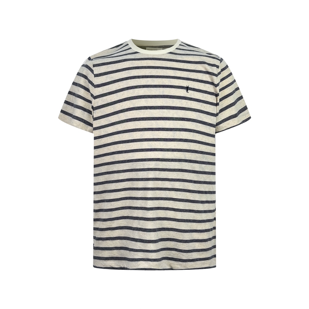 Y style Logo striped short sleeves