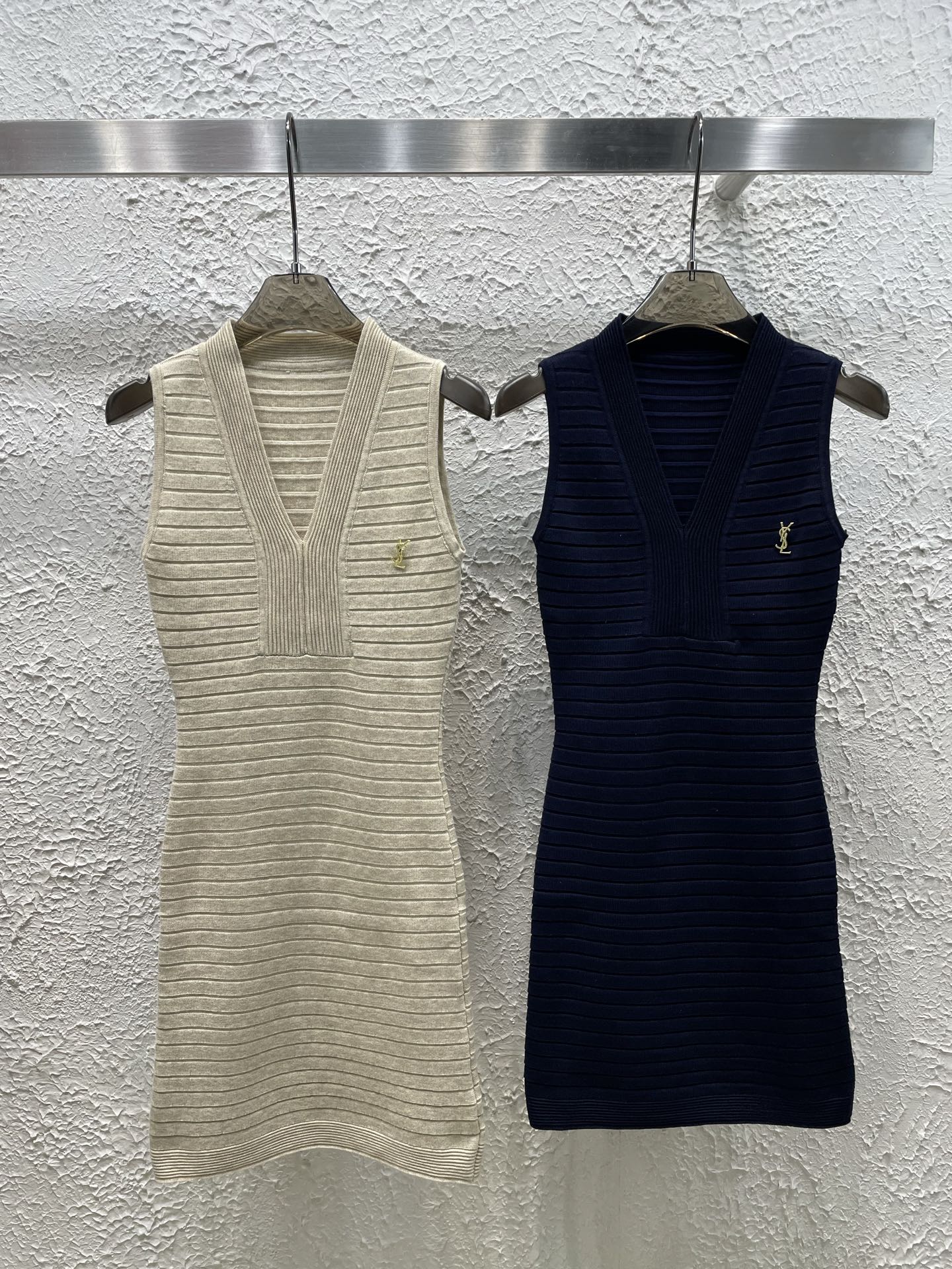 Y style Knitted vest dress