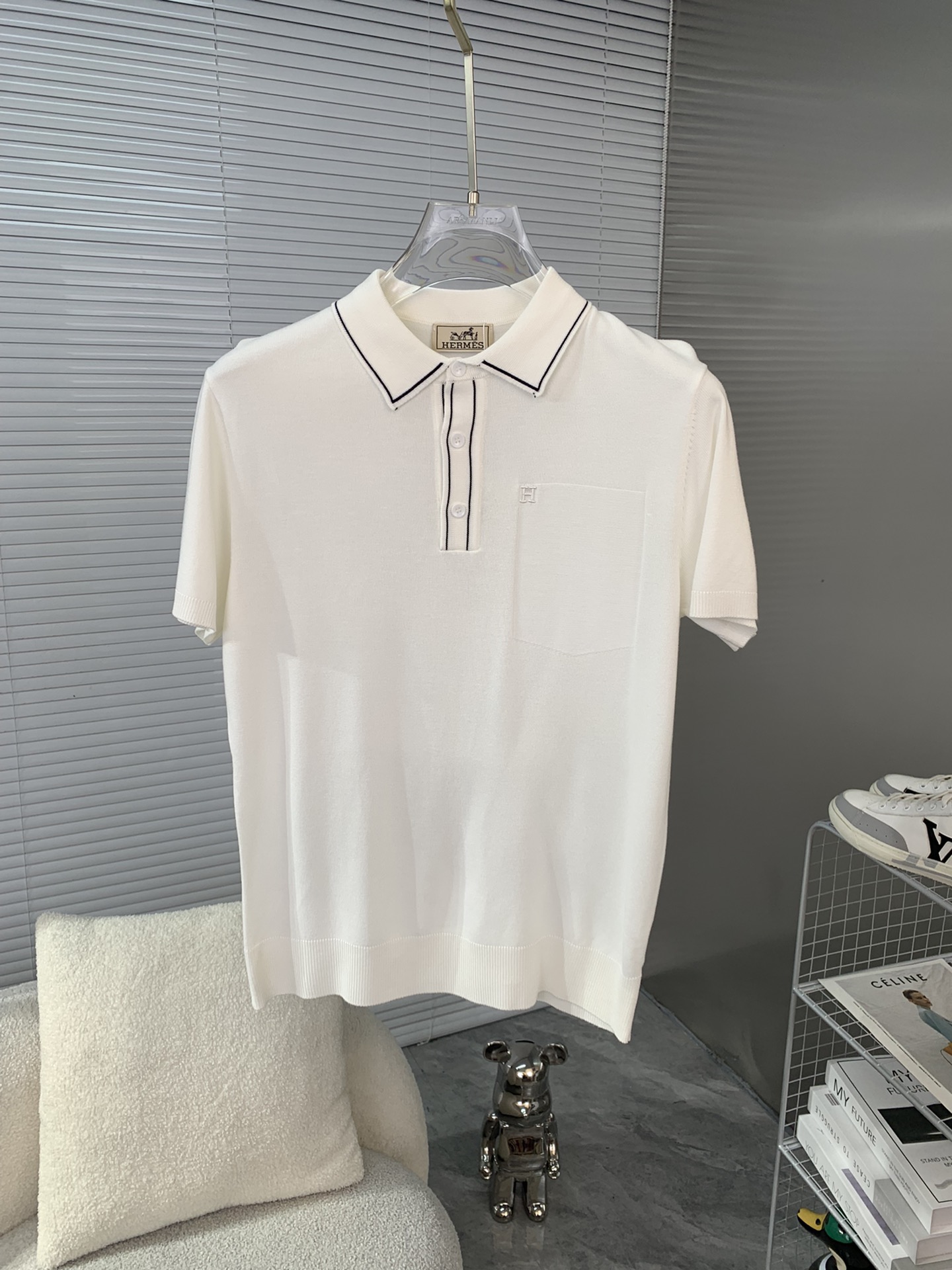 H style Knitted short sleeves