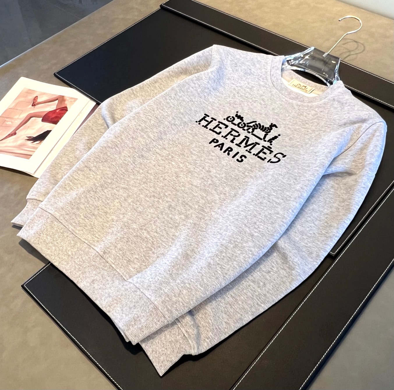 H style Crew Neck Sweatshirt