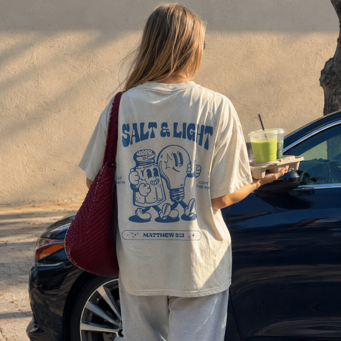 Salt & Light Unisex Washed T-Shirt