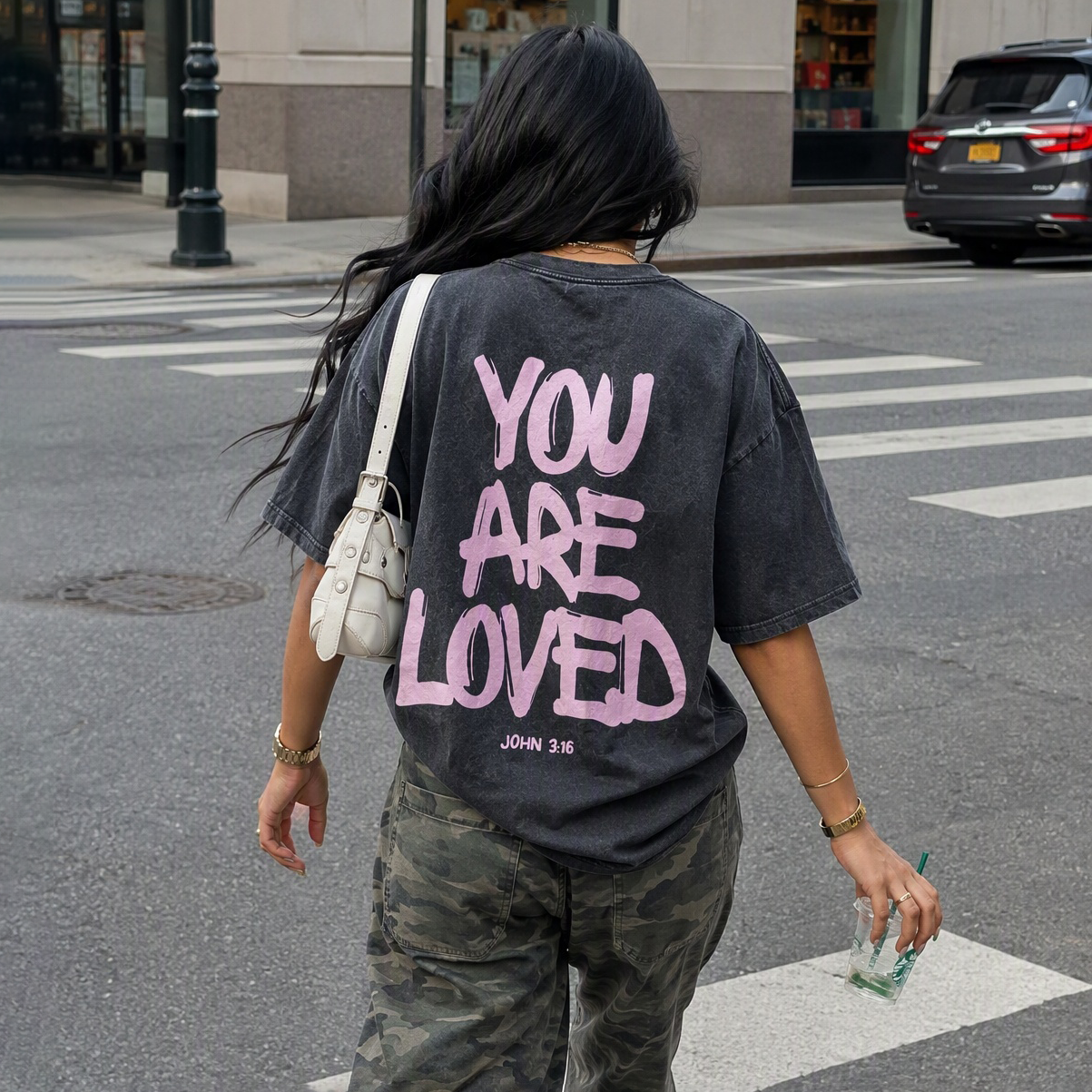 You Are Loved Unisex Washed T-Shirt