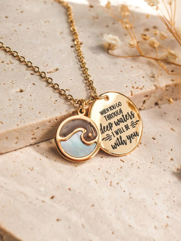 Deep Waters Mustard Seed Necklace-LOVELLX