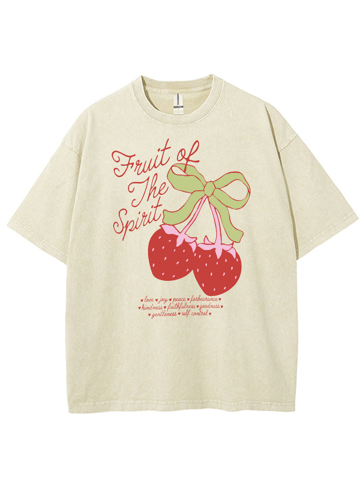 Fruit Of The Spirit Unisex Washed T-Shirt