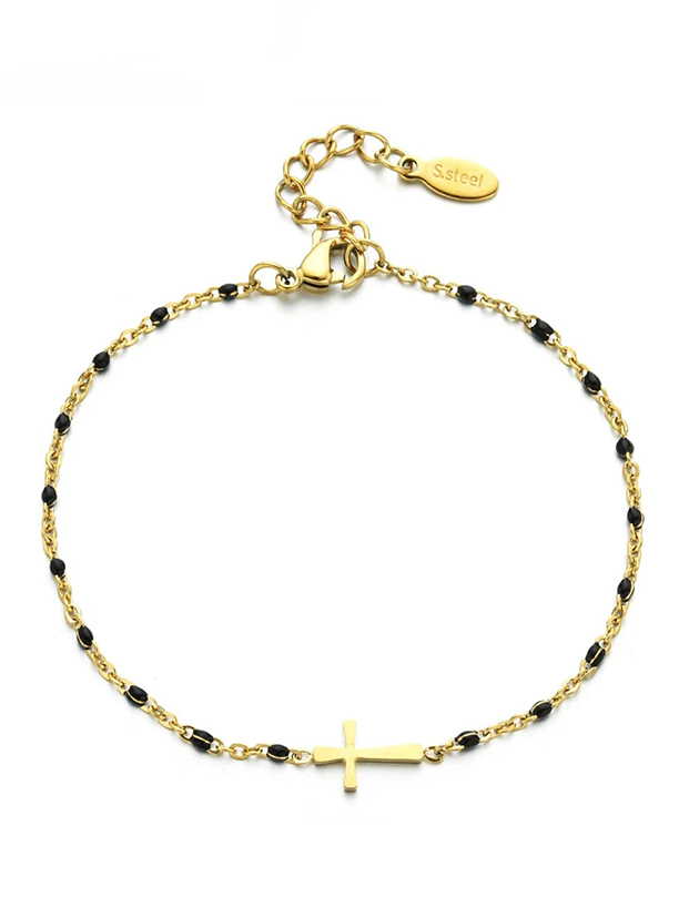 Minimalistic Christian Bracelet † Cross Bracelet-LOVELLX