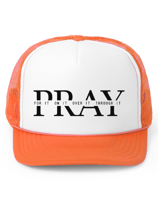 Pray Unisex Cotton Mesh Baseball Cap-LOVELLX