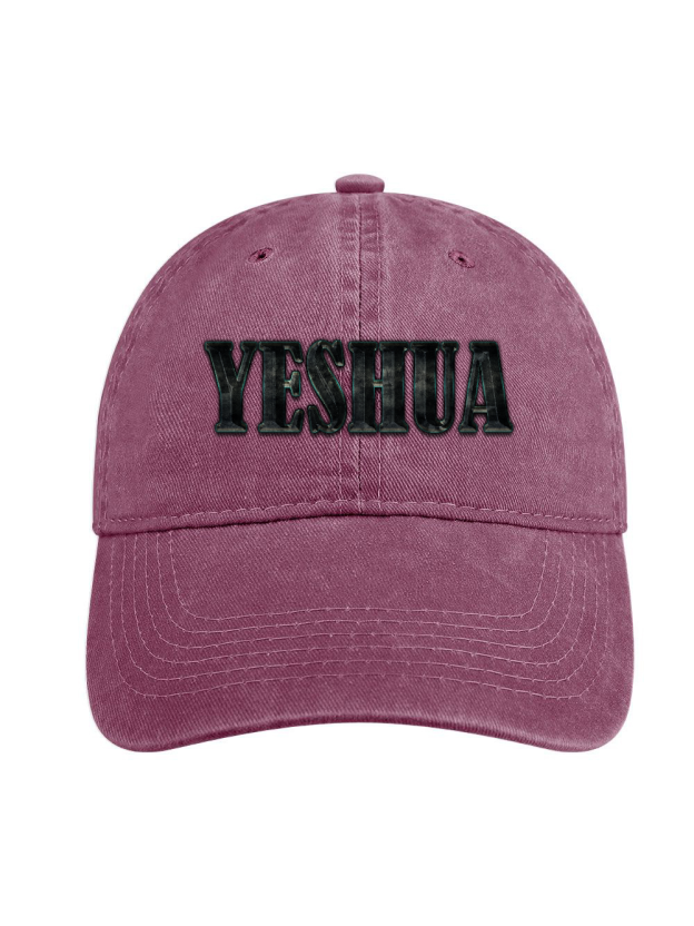 Yeshua Unisex Washed Baseball Cap-LOVELLX