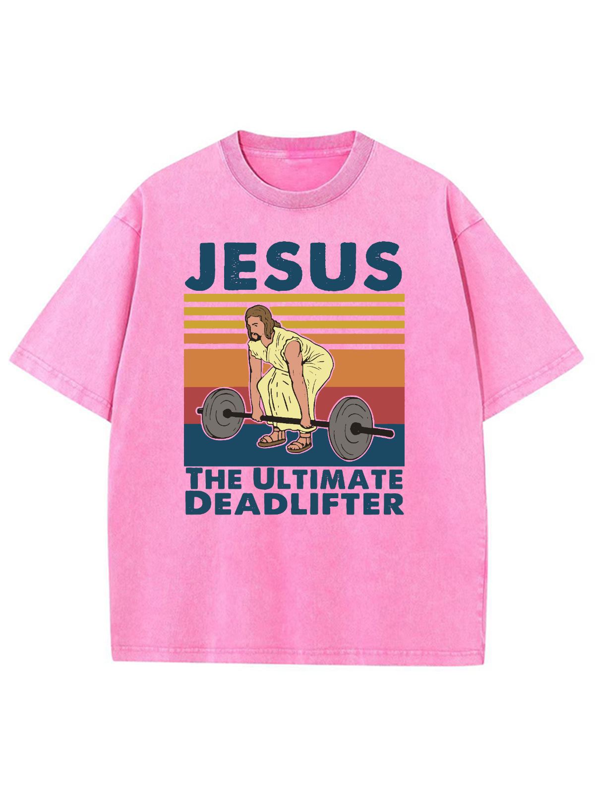 Jesus Is The Ultimate Deadlifter Unisex Washed T-Shirt, Christian t shirts, Lovellx Jesus Is The Ultimate Deadlifter Unisex Washed T-Shirt, Christian t shirts, Lovellx