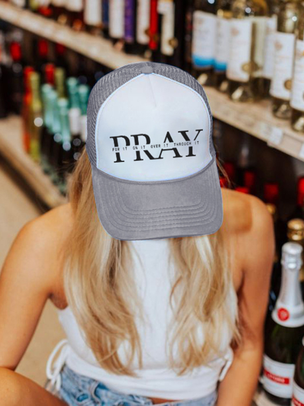 Pray Unisex Cotton Mesh Baseball Cap-LOVELLX