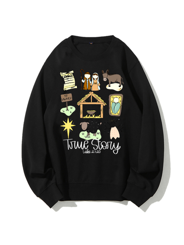 True Story Unisex Cotton Sweatshirt