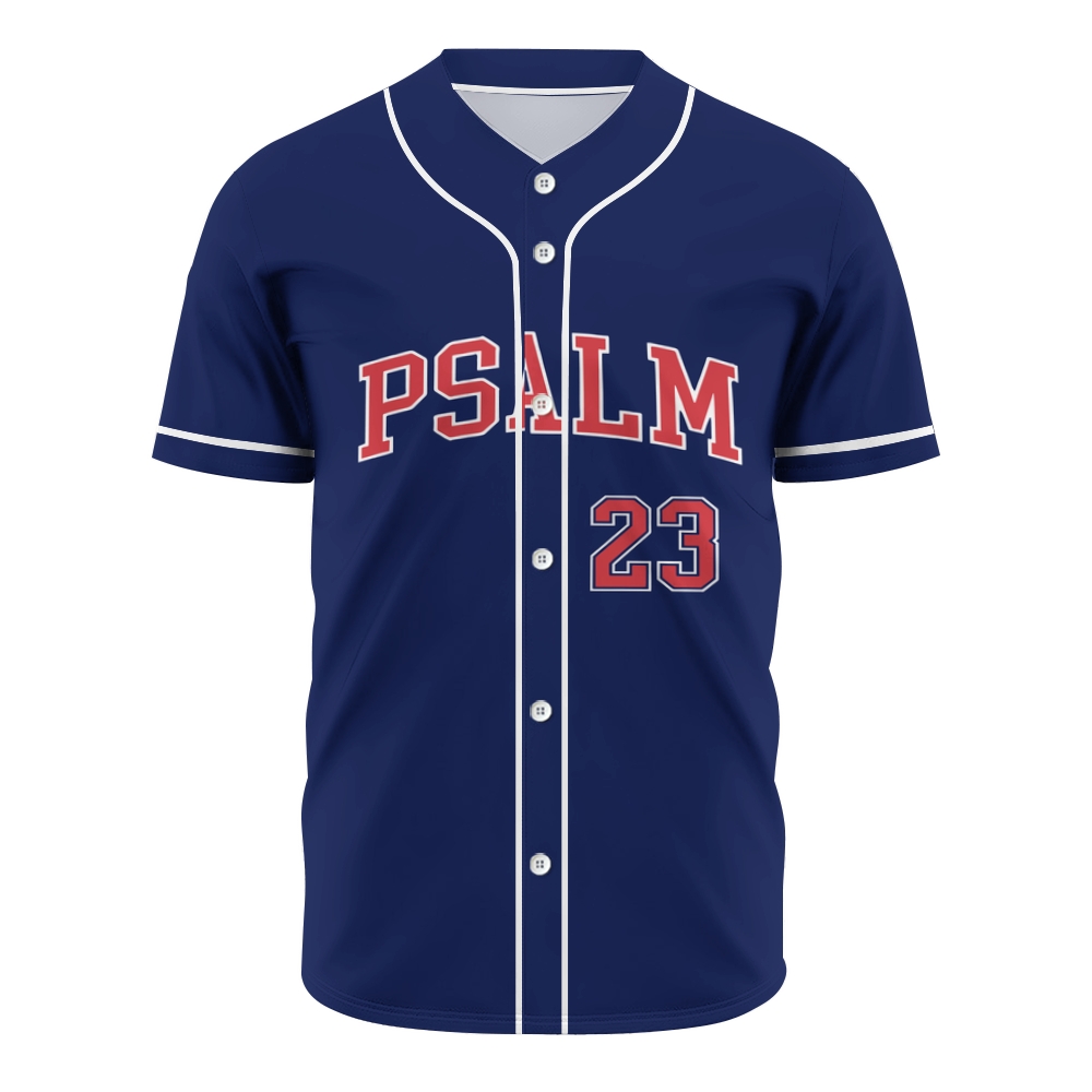 Psalm 23 Baseball Jersey