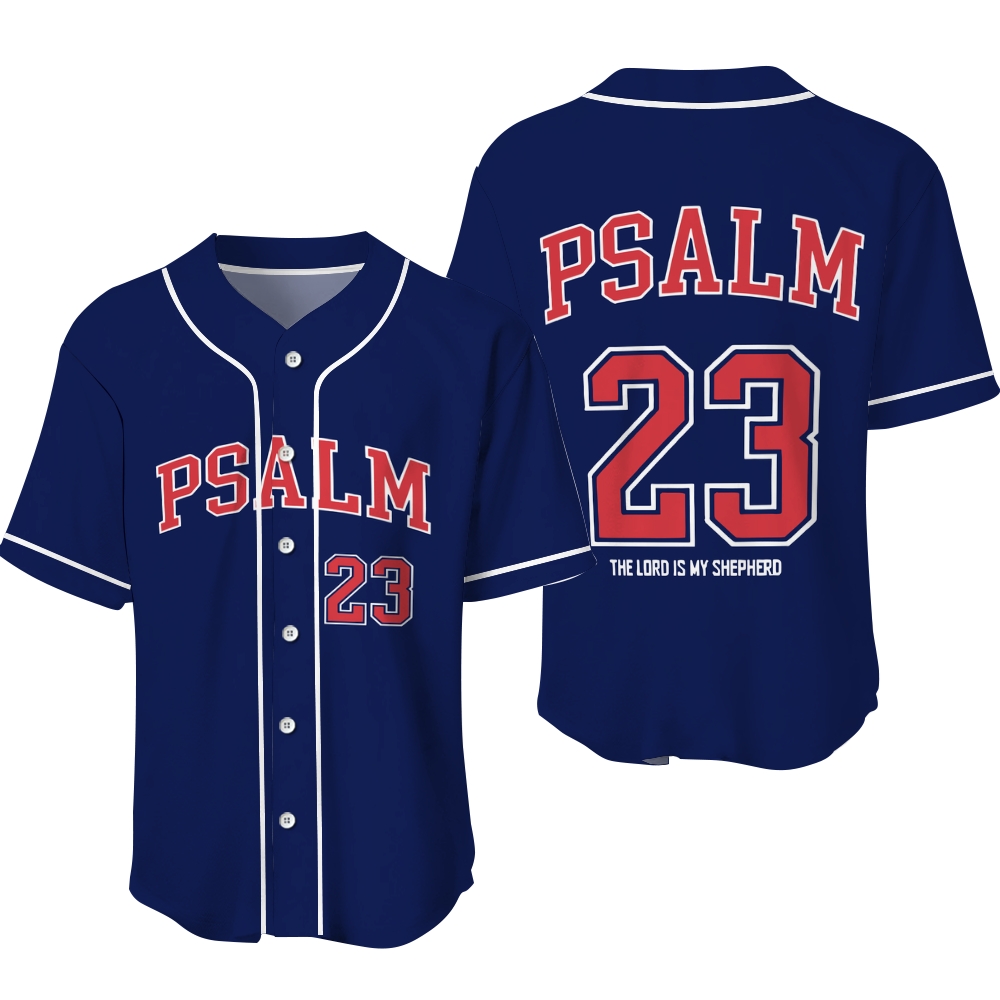 Psalm 23 Baseball Jersey