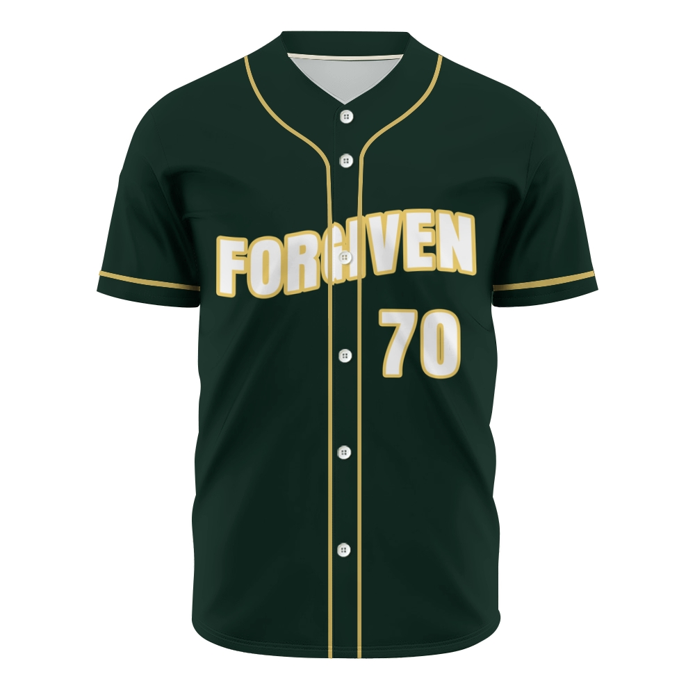 Forgiven 70 Baseball Jersey
