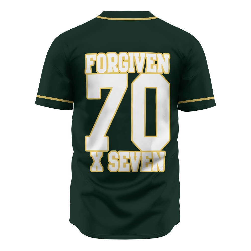 Forgiven 70 Baseball Jersey