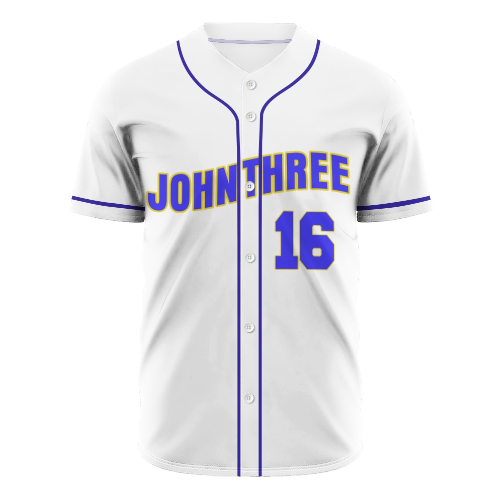 John Three 16 Baseball Jersey