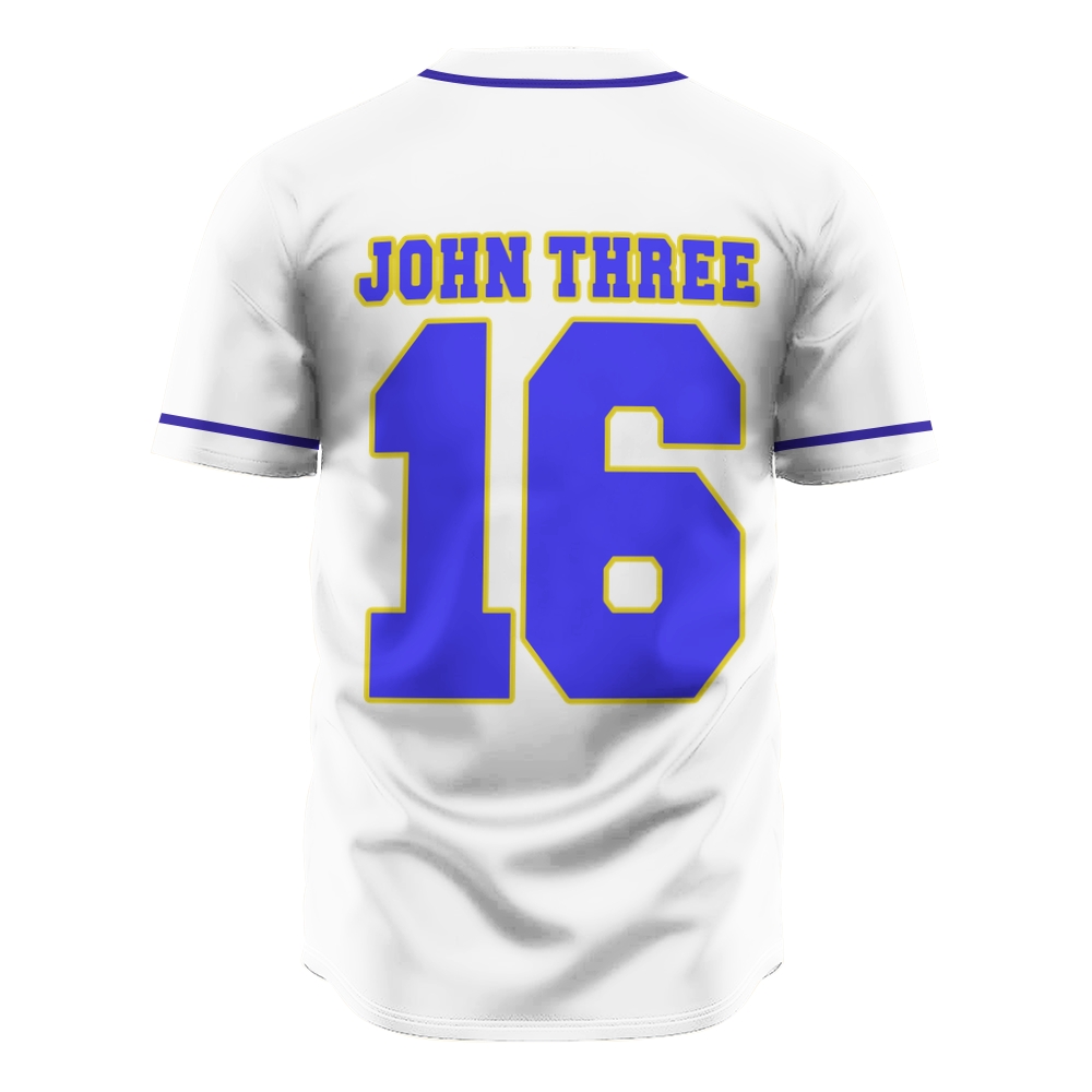 John Three 16 Baseball Jersey
