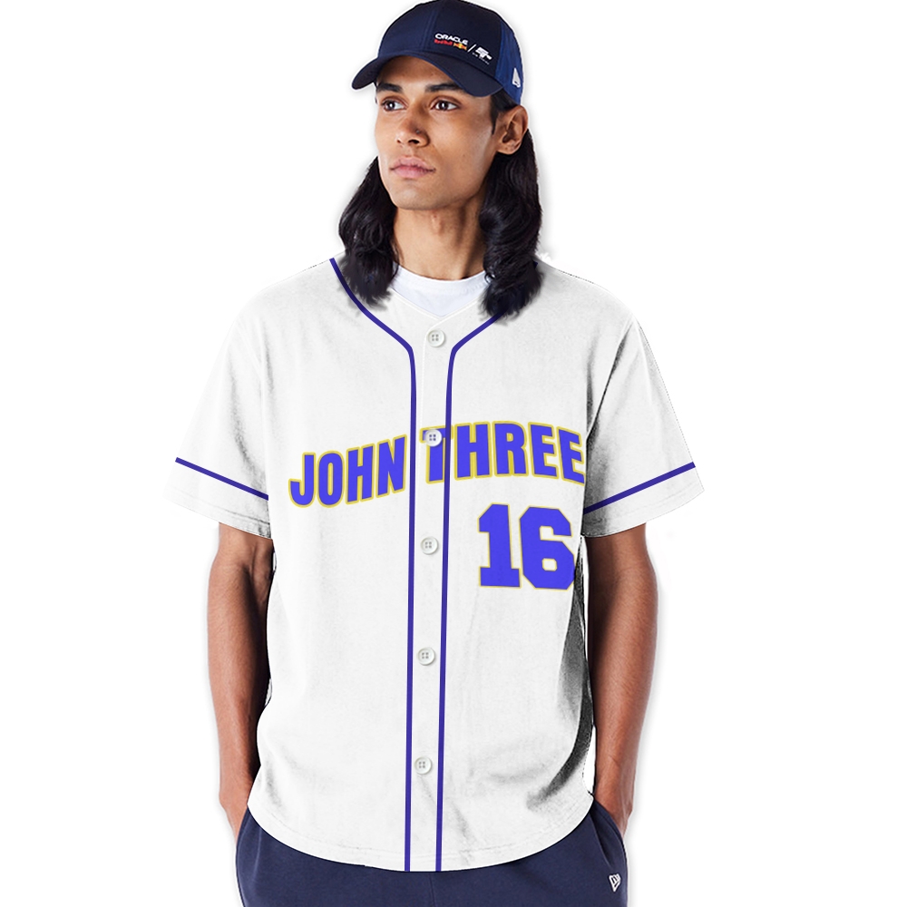 John Three 16 Baseball Jersey