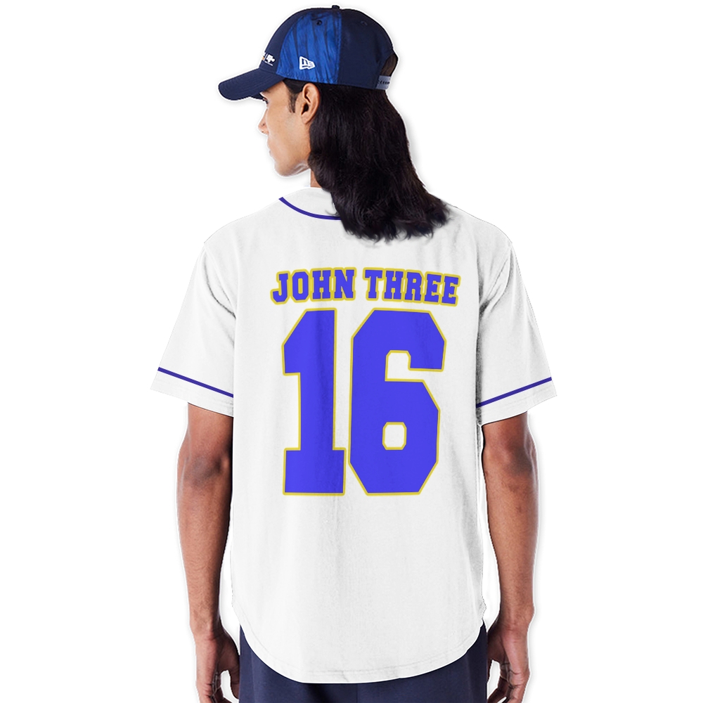 John Three 16 Baseball Jersey