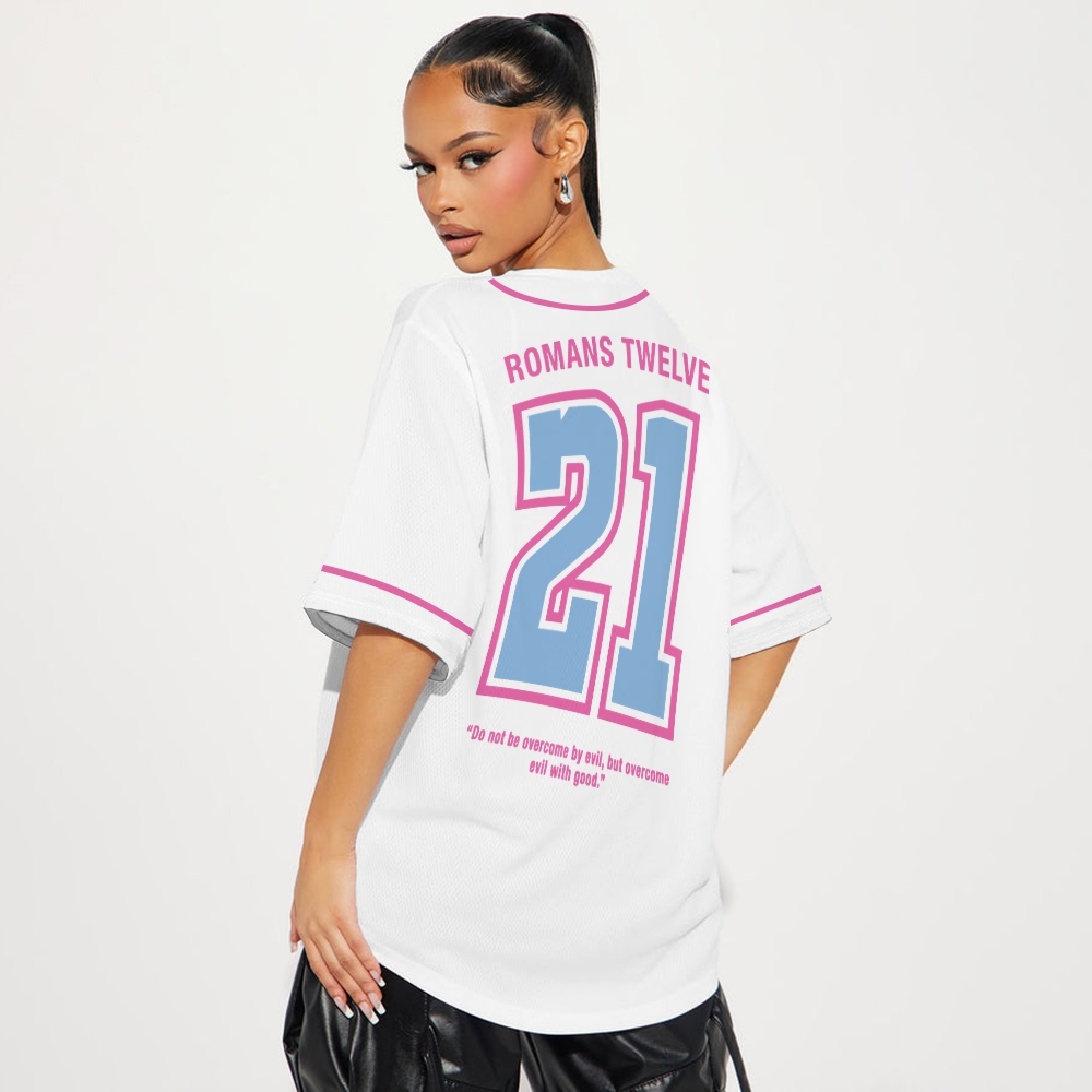 God Is Good Mesh Baseball Jersey