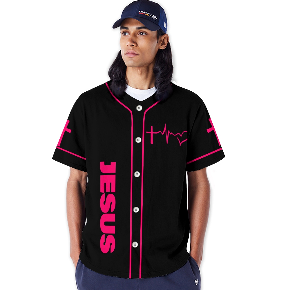 Jesus Way Maker Mesh Baseball Jersey