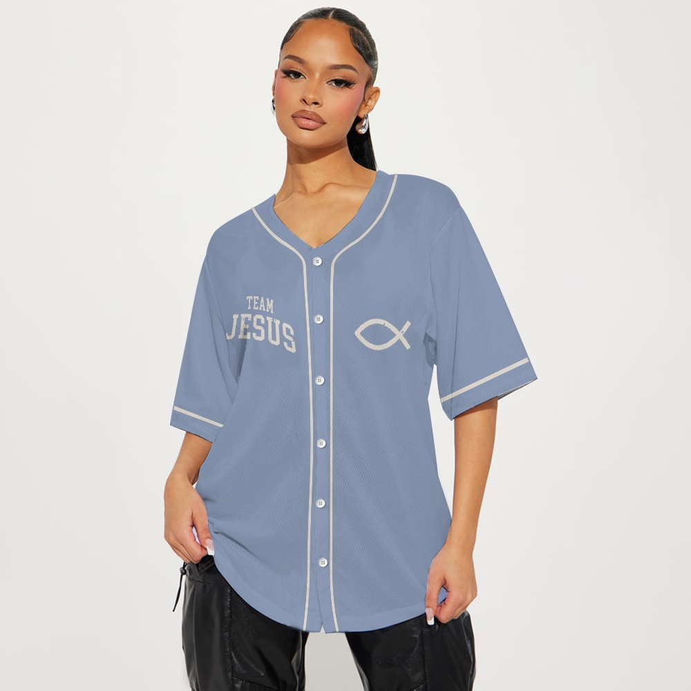 Team Jesus Mesh Baseball Jersey