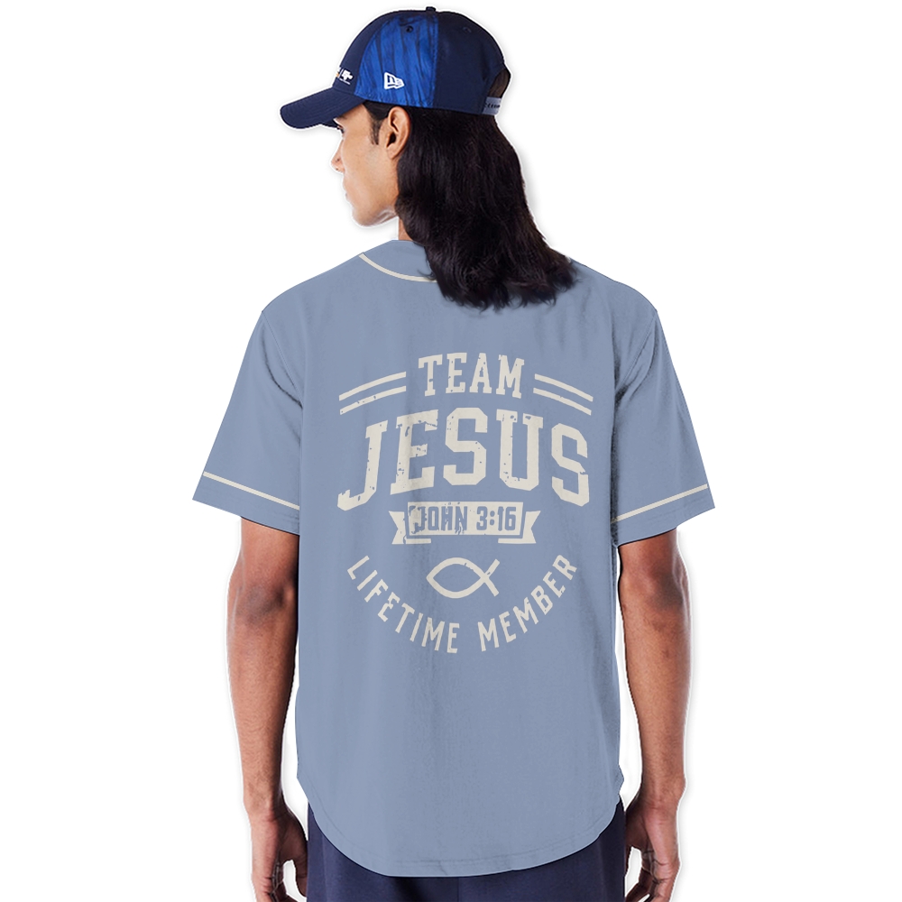 Team Jesus Mesh Baseball Jersey