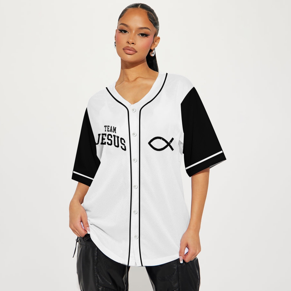 Team Jesus Mesh Baseball Jersey