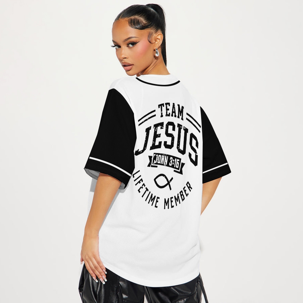 Team Jesus Mesh Baseball Jersey