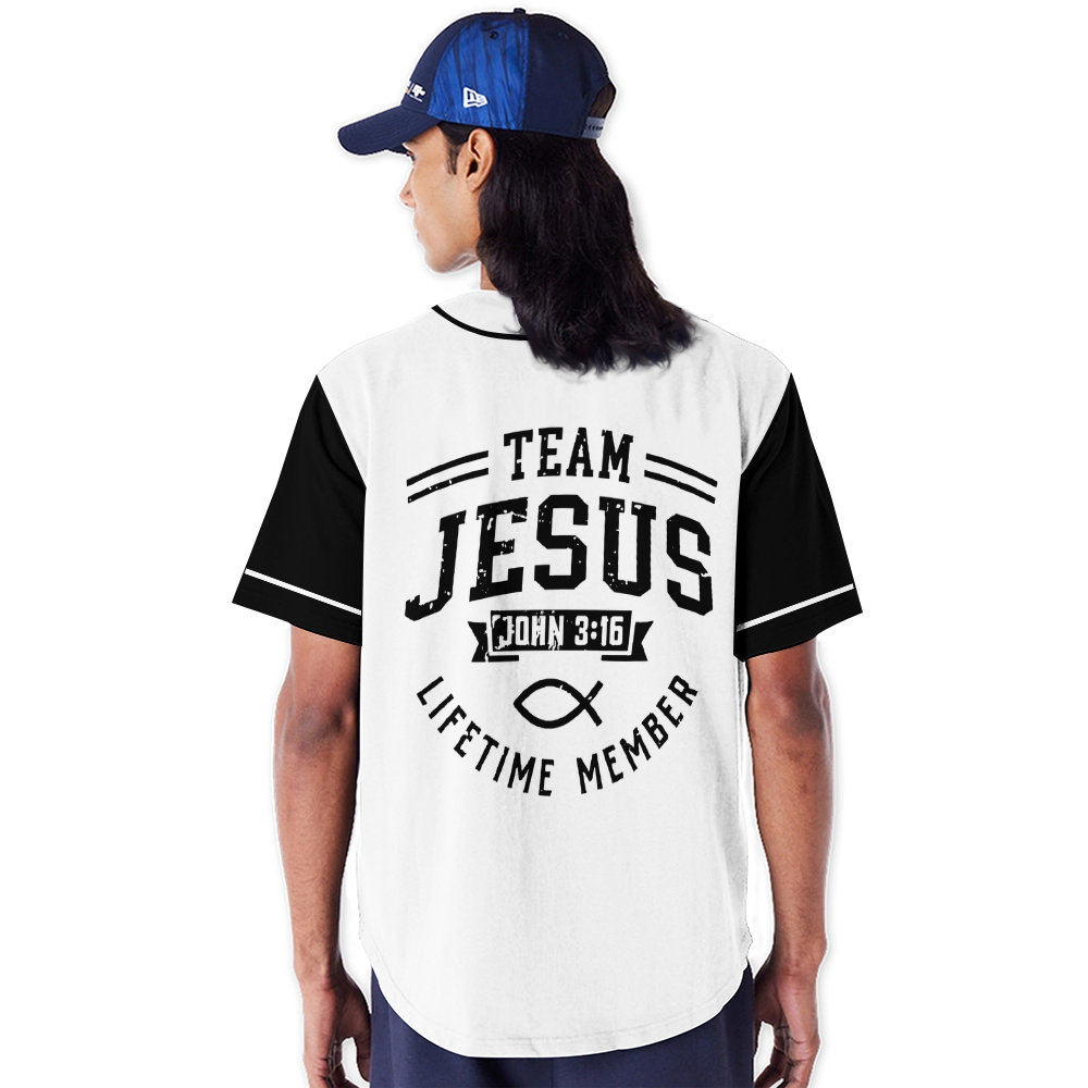 Team Jesus Mesh Baseball Jersey