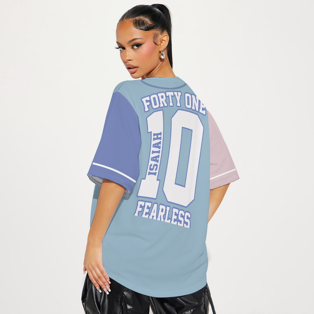 God With Us Mesh Baseball Jersey