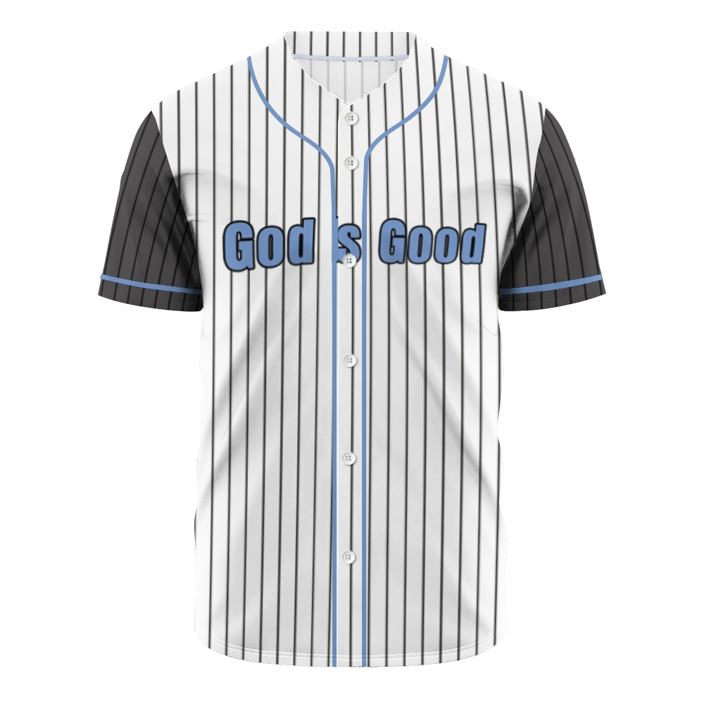 God Is Good Mesh Baseball Jersey