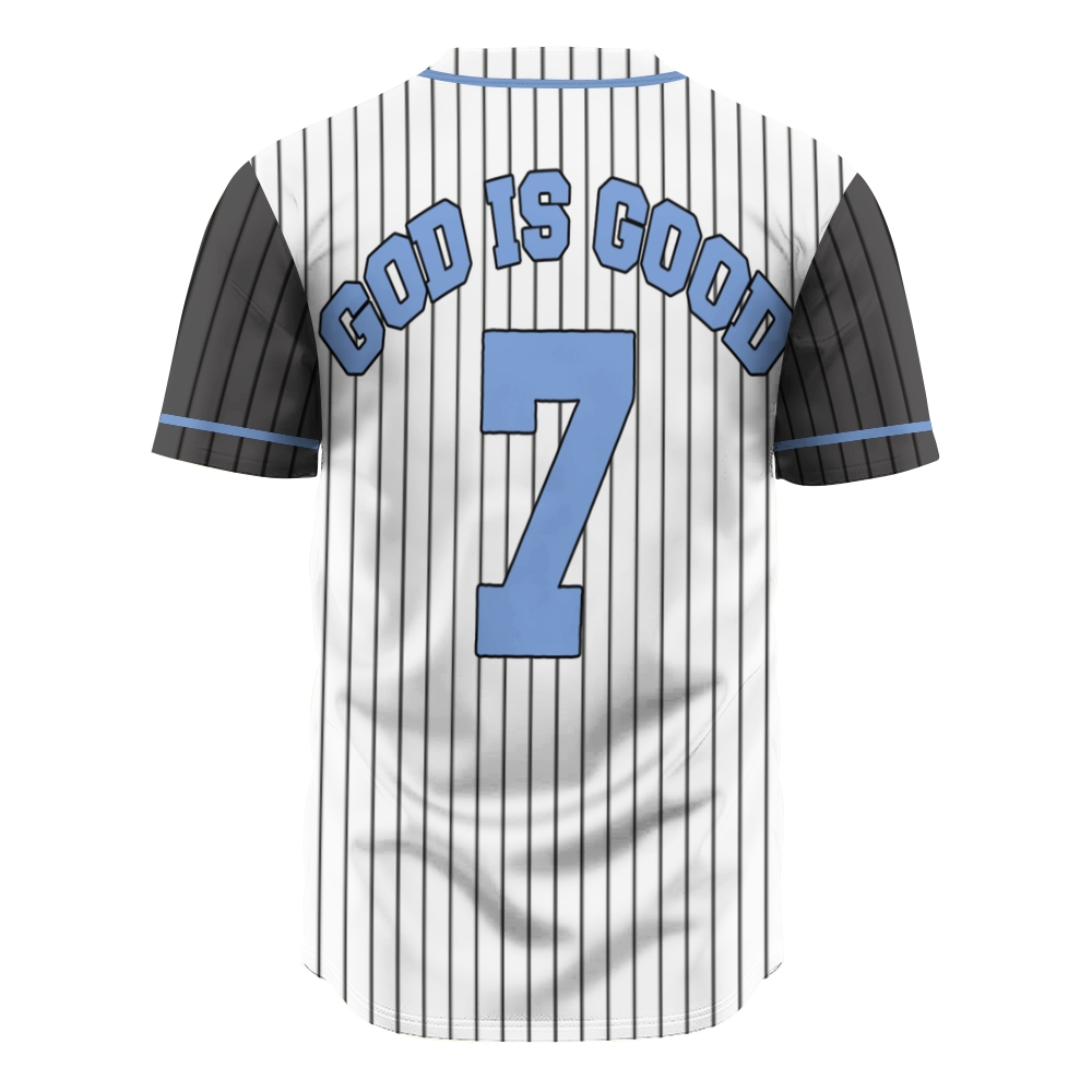 God Is Good Mesh Baseball Jersey
