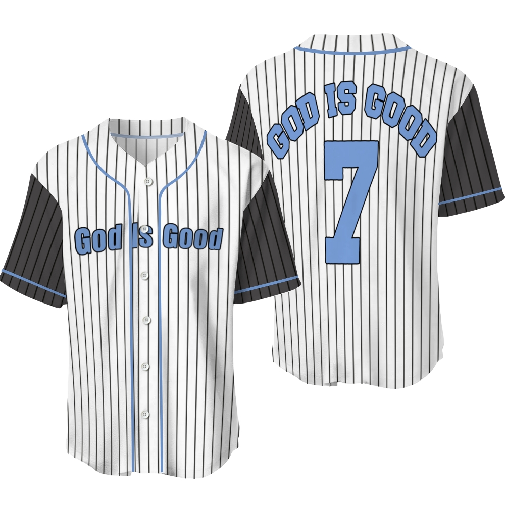 God Is Good Mesh Baseball Jersey