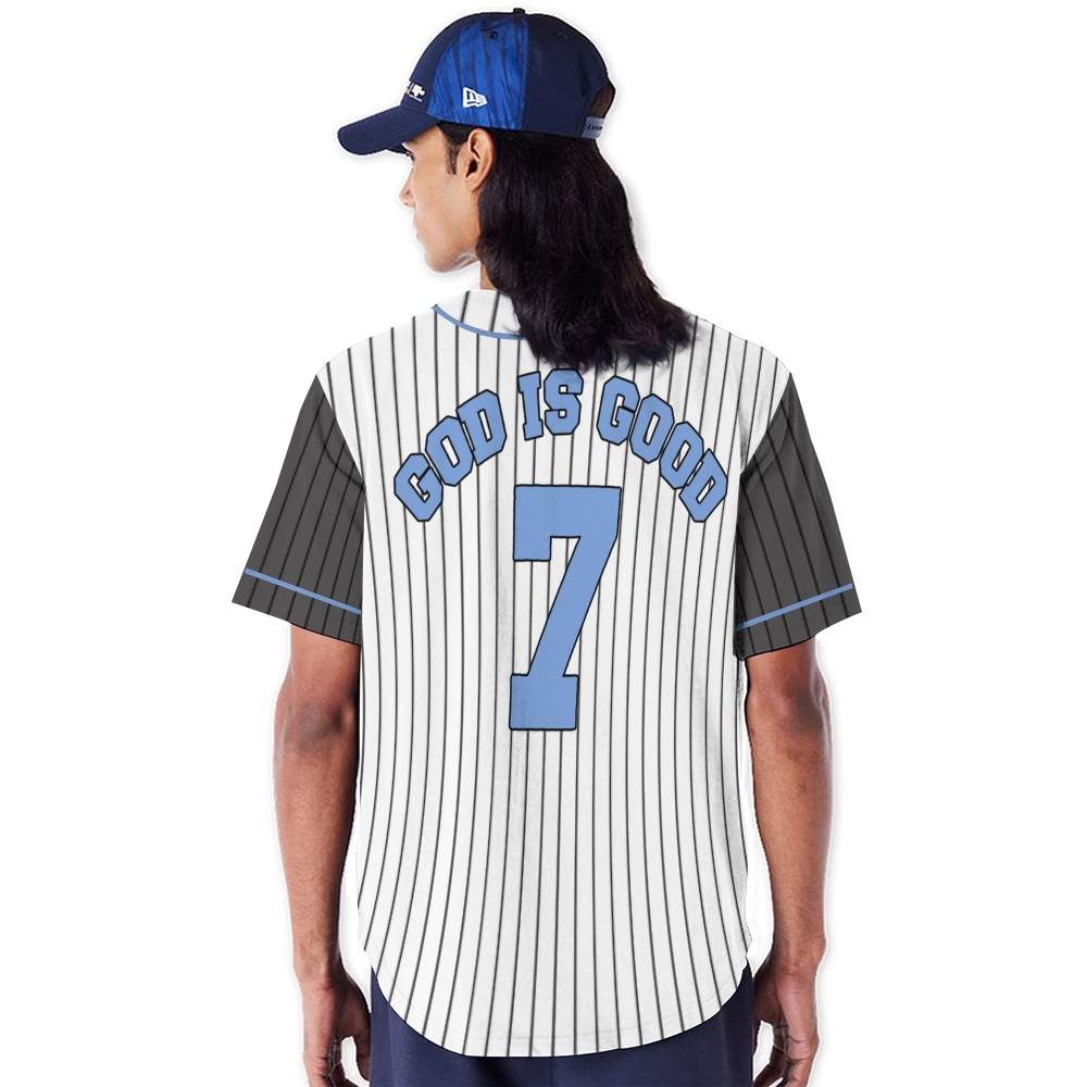 God Is Good Mesh Baseball Jersey