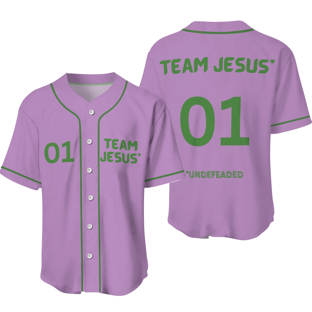 Team Jesus Mesh Baseball Jersey