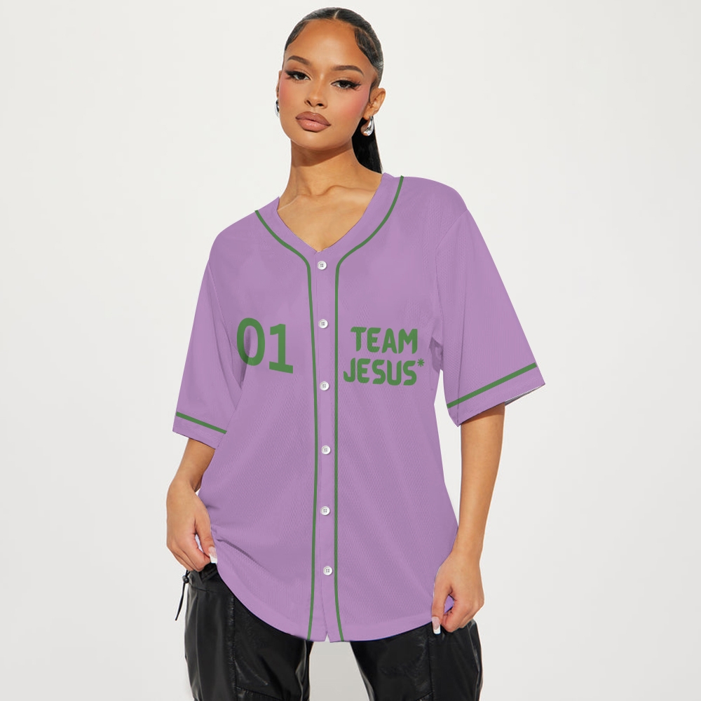 Team Jesus Mesh Baseball Jersey