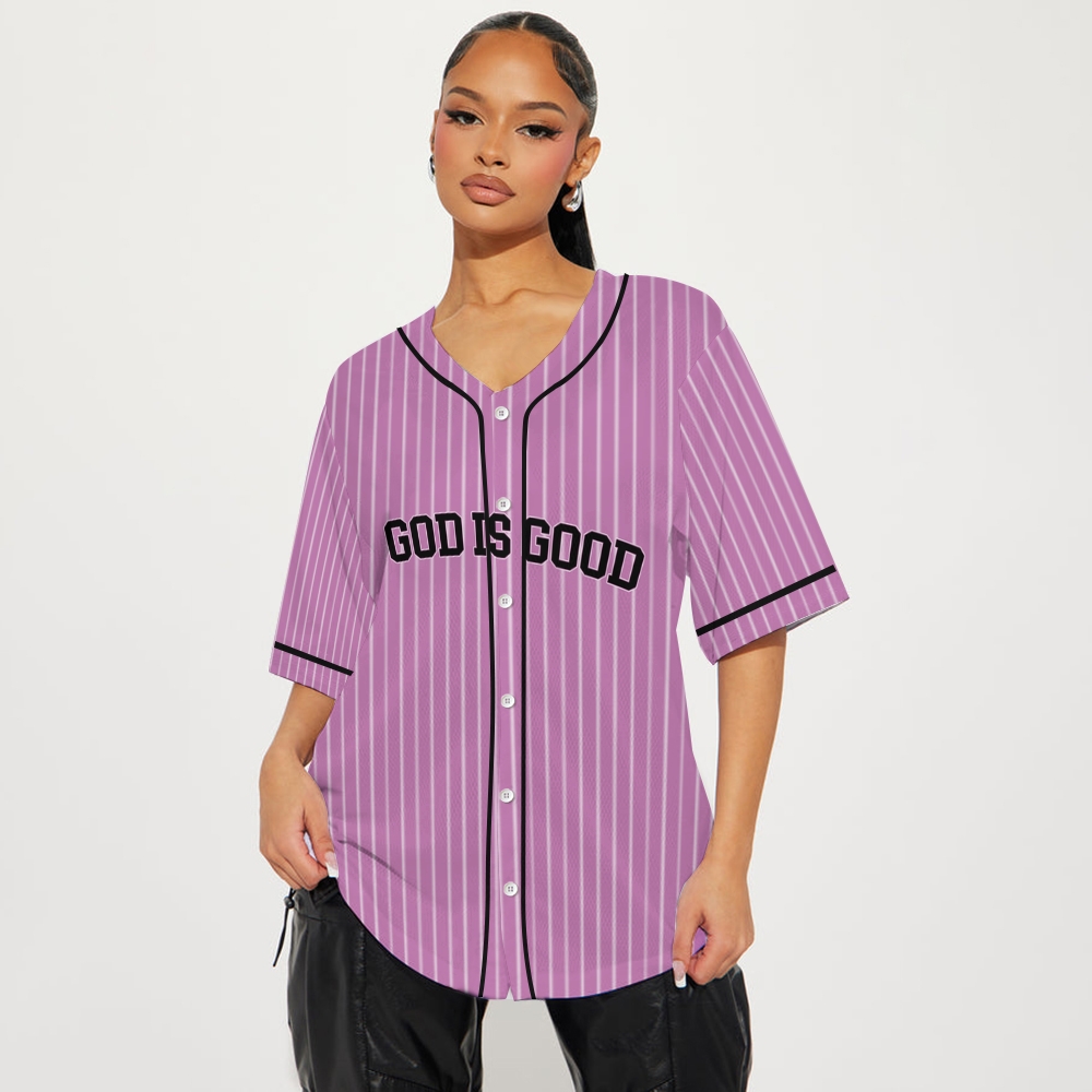 Good Is Good Mesh Baseball Jersey